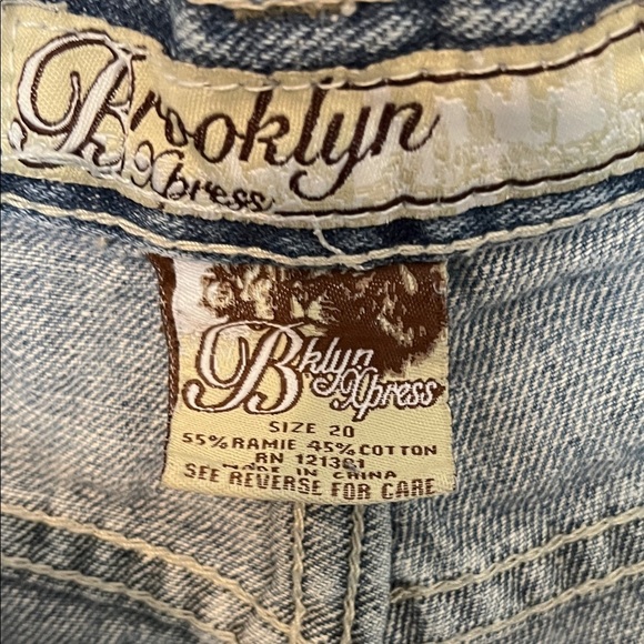 Women’s Brooklyn Xpress Blue Denim Jeans (20 but more like 8) - Picture 9 of 9